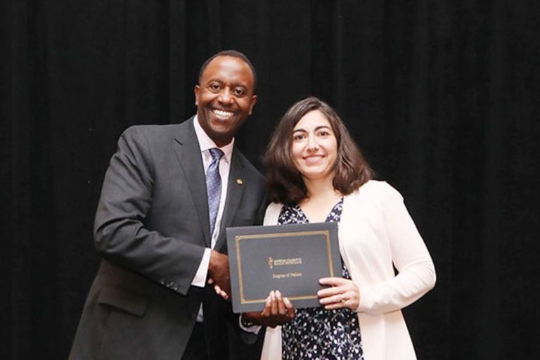 Dr. Johanna Biola, FAAFP achieved the Degree of Fellow of the American Academy of Family Physicians. Gary LeRoy, MD, is the President of AAFP, and presented Dr. Biola her diploma during a formal convocation on September 27.