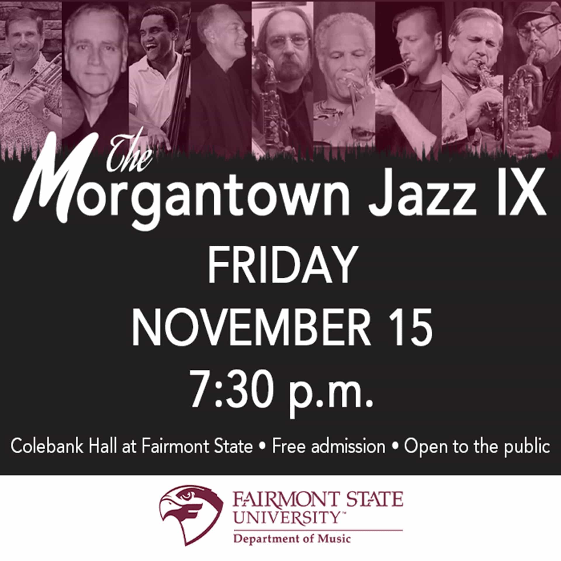 Morgantown’s premier Big Band Jazz ensemble coming to Fairmont State