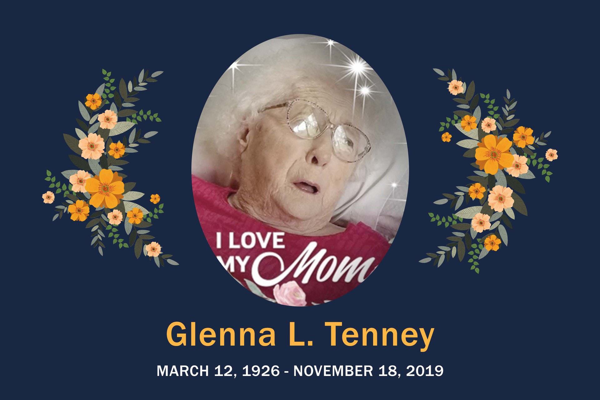 Obituary Glenna Tenney
