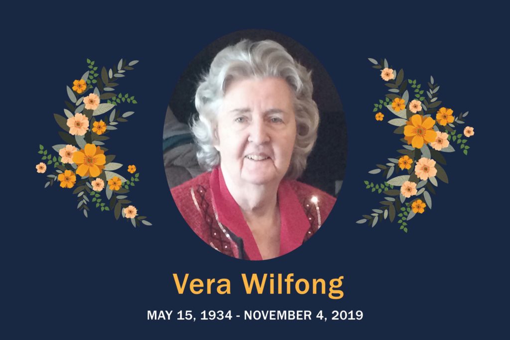 Obituary Vera Wilfong