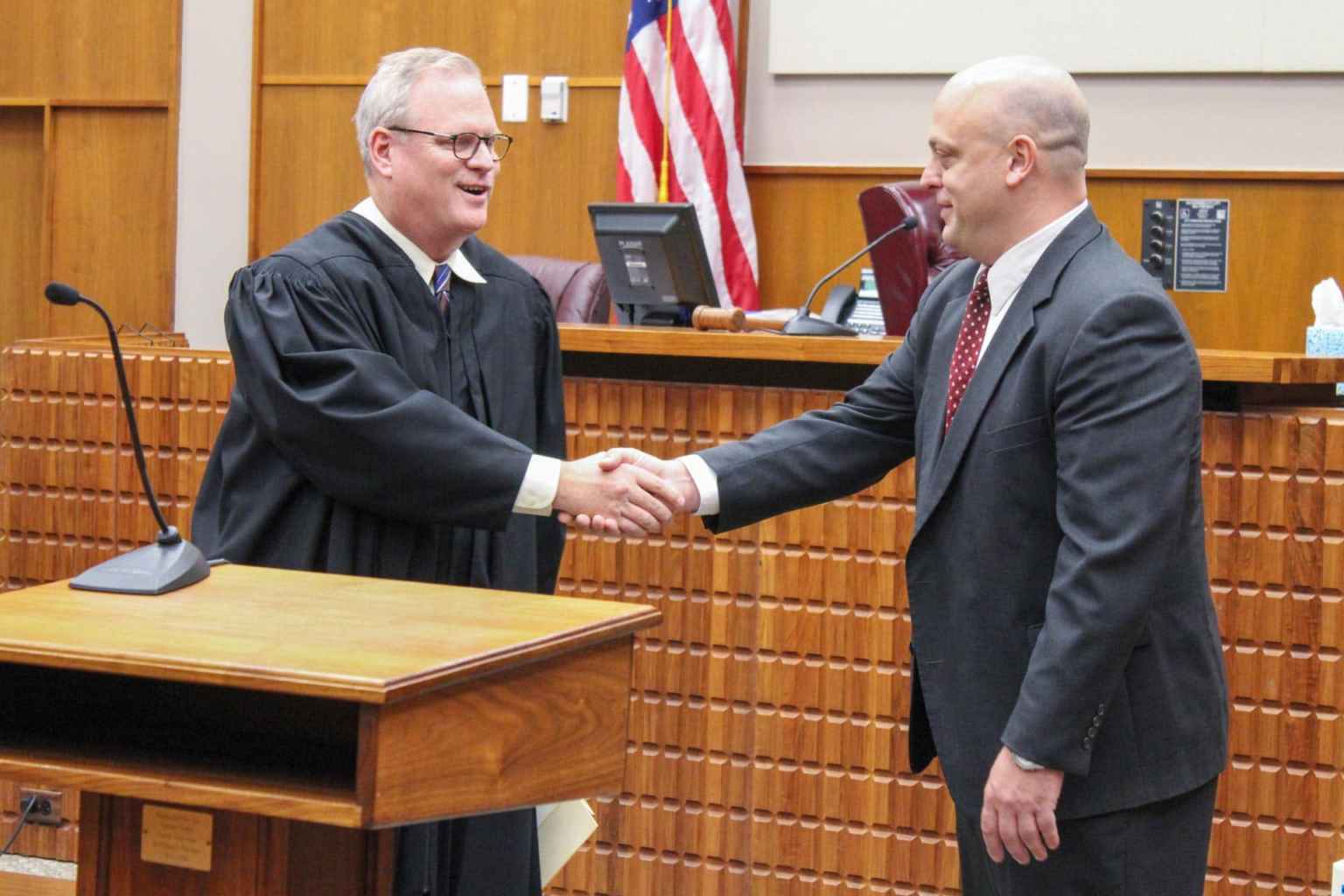 Bryan Hinkle sworn in as Upshur County's new prosecuting attorney