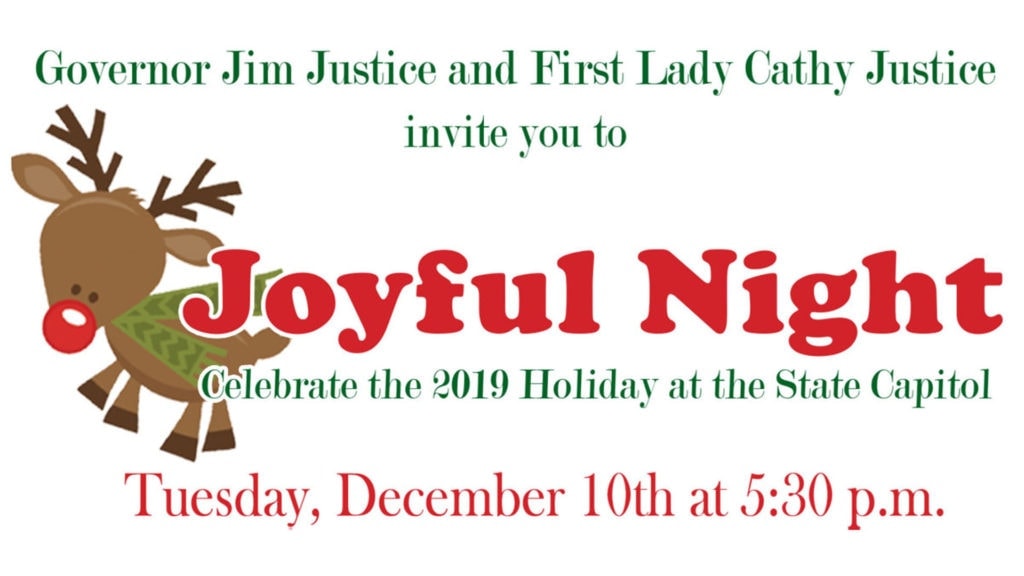 Annual Joyful Night celebration scheduled for evening of Dec. 10 at the State Capitol Complex