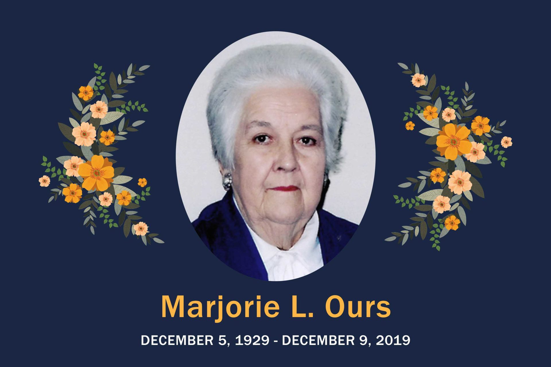 Obituary Marjorie Ours