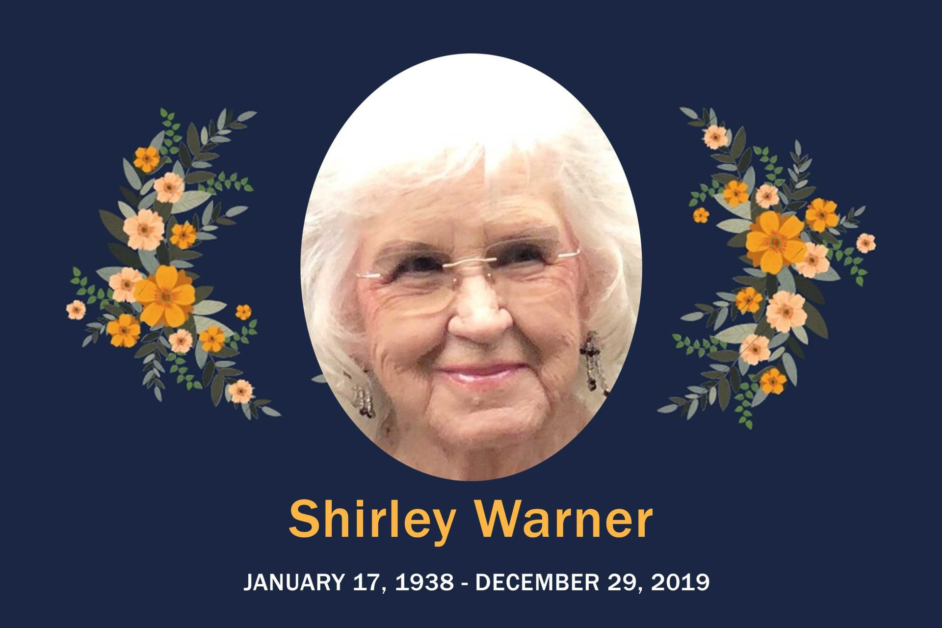 Obituary Shirley Warner