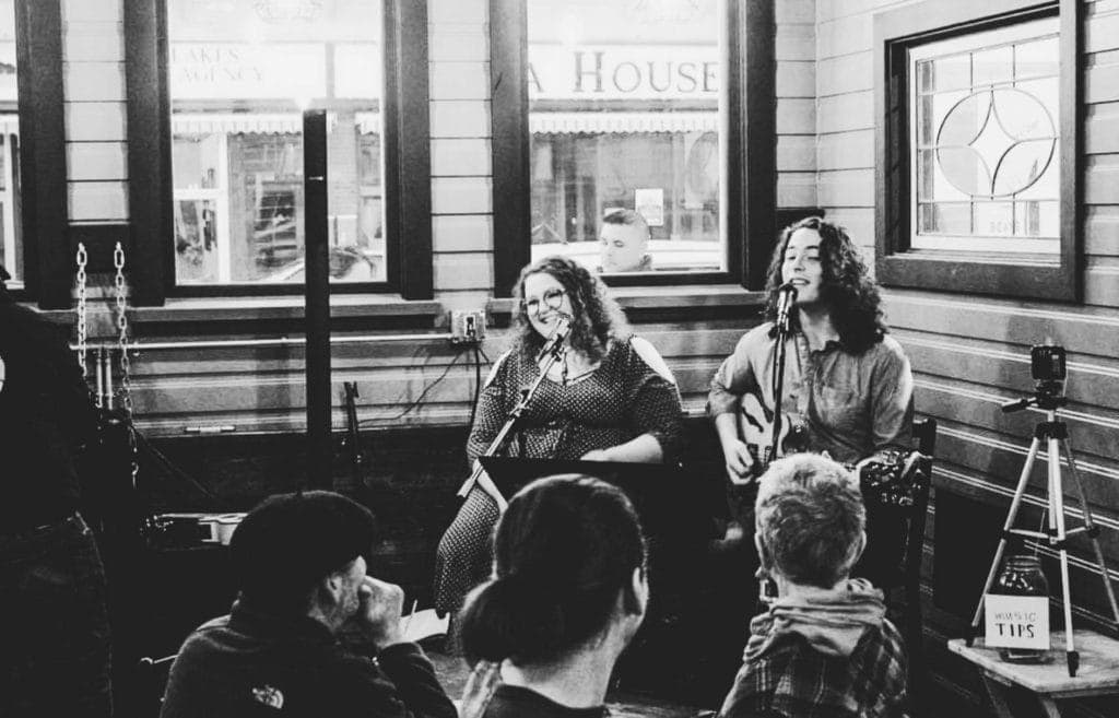 Jules and Catsap - Jules Kessler and Catherine Saporito - perform at Stone Tower Brews.