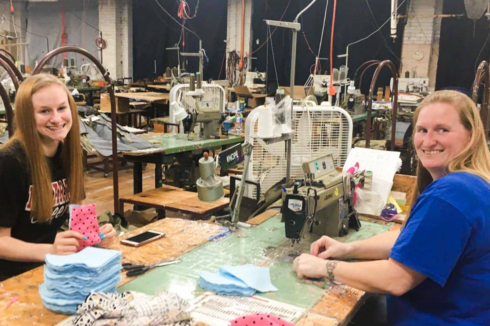 Sew much need Local residents donate time, materials to