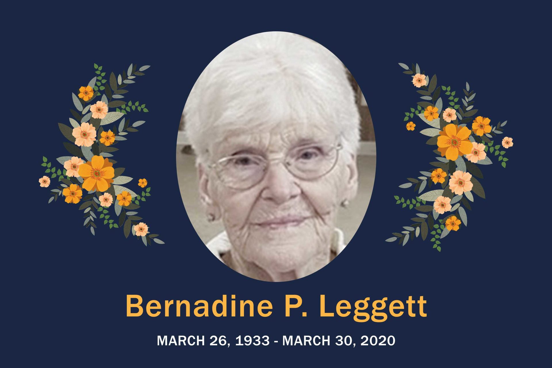 Obituary Bernadine Leggett