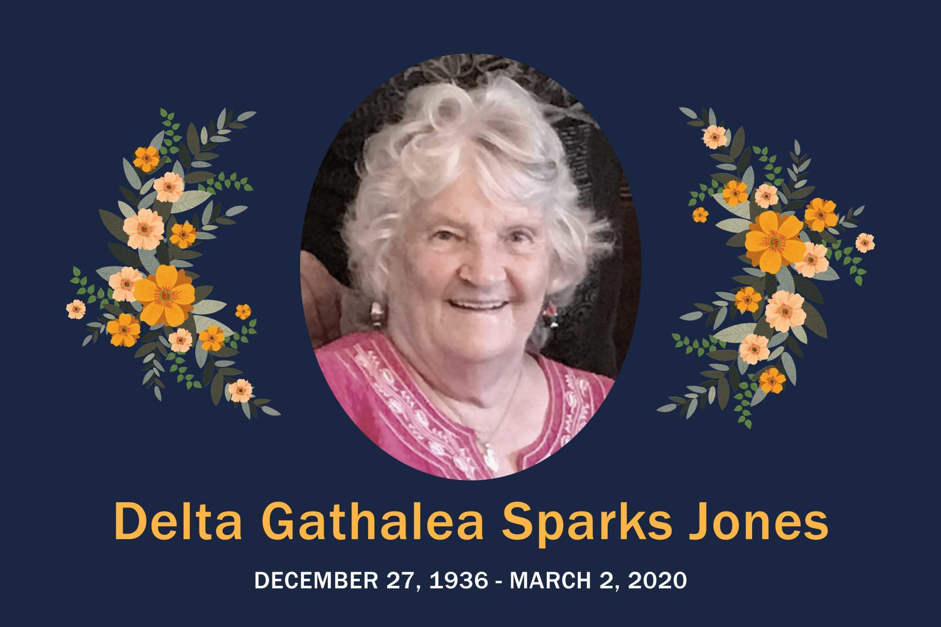 Obituary Delta Jones