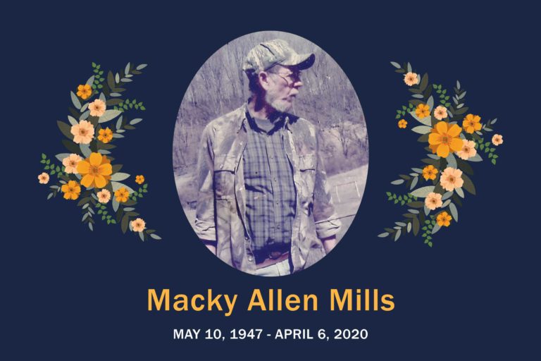 Obituary Macky Mills
