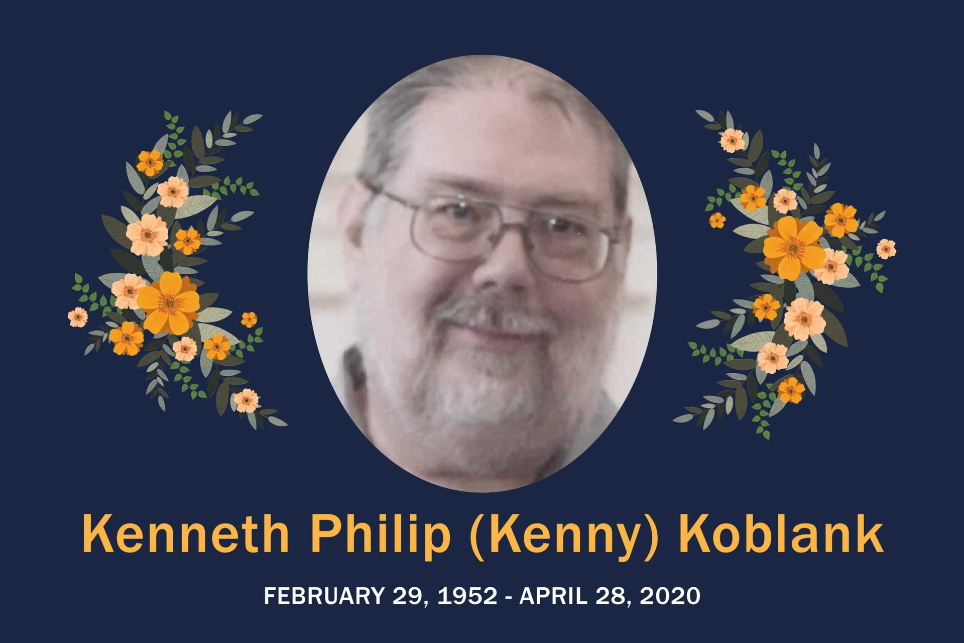 Obituary Kenney Koblank