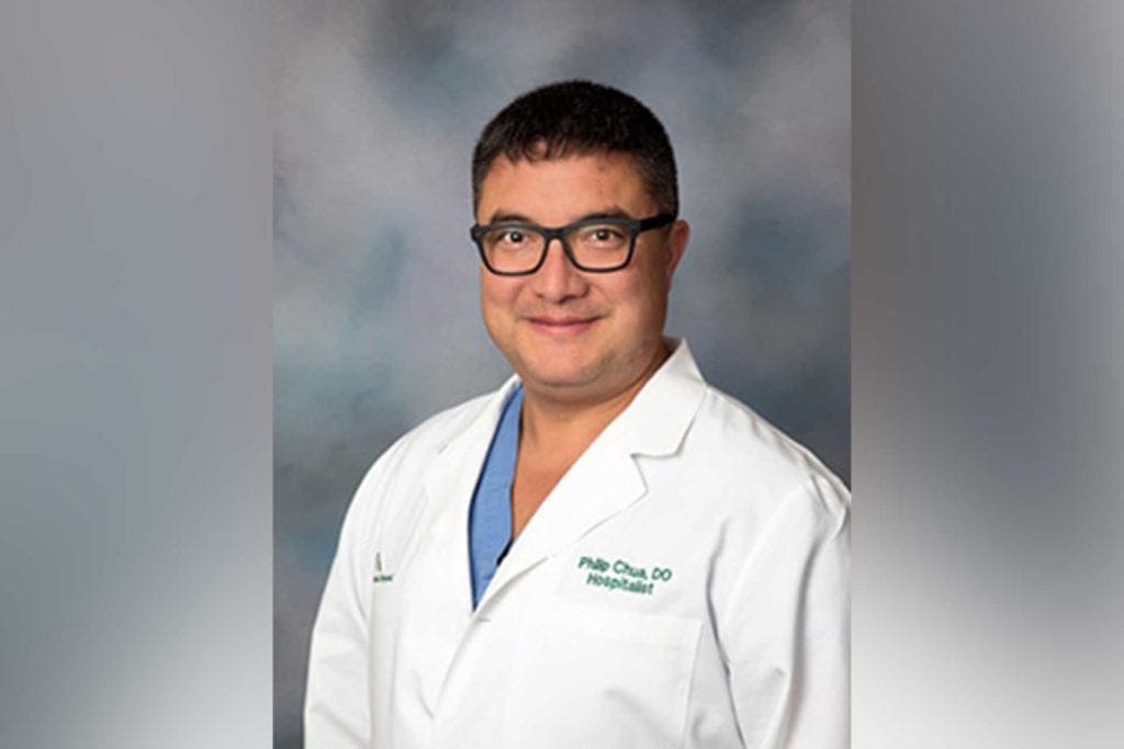 Dr. Philip Chua, Davis Medical Center Hospitalist and Director of Hospital Medicine