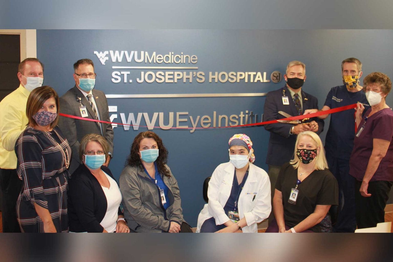 St. Joseph's Ophthalmology Clinic holds ribbon cutting at new location