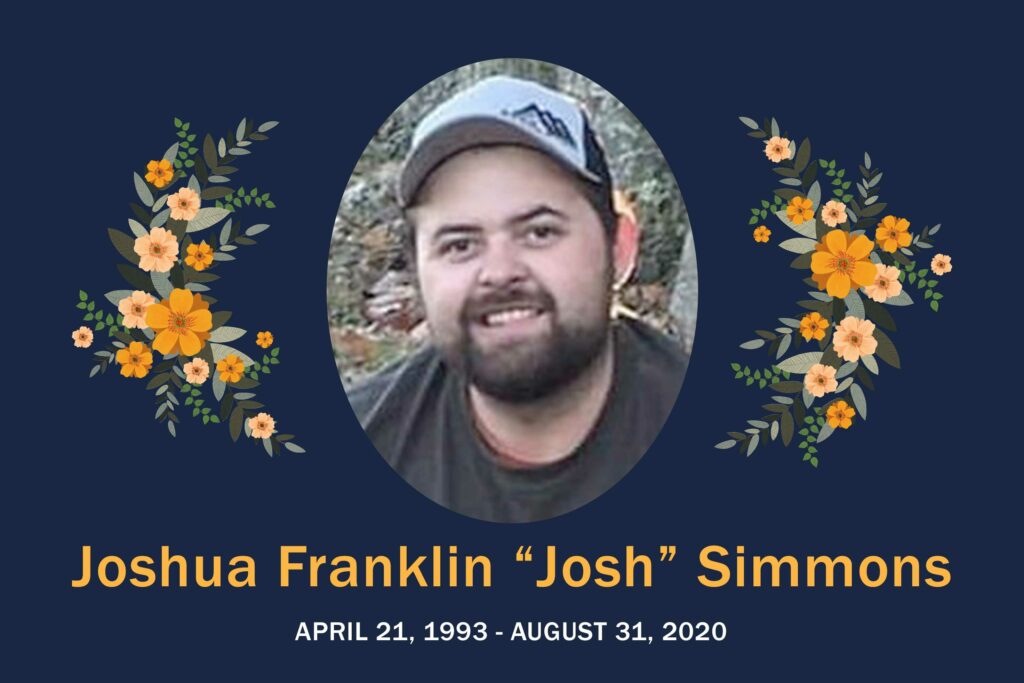 Obituary Josh Simmons