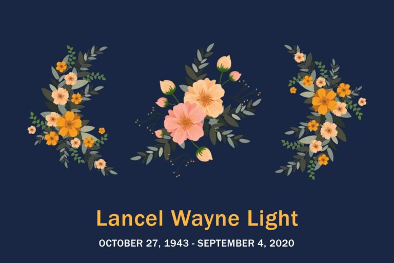 Obituary Lancel Light
