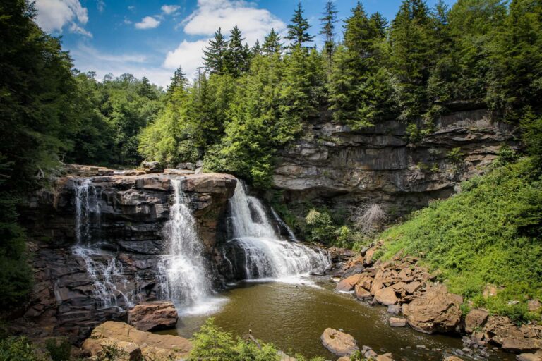 Blackwater Falls from the boardwalk