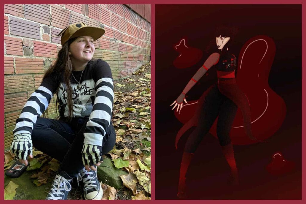 Eleven-year-old artist Ava Hibbs is a Buckhannon native and homeschooled student. Aura, a collection of digital Japanese-style character portraits by Hibbs, is set to open at the Colonial Theatre Gallery at 48 E. Main St. in Buckhannon on October 16, 2020, from 4-8 p.m.