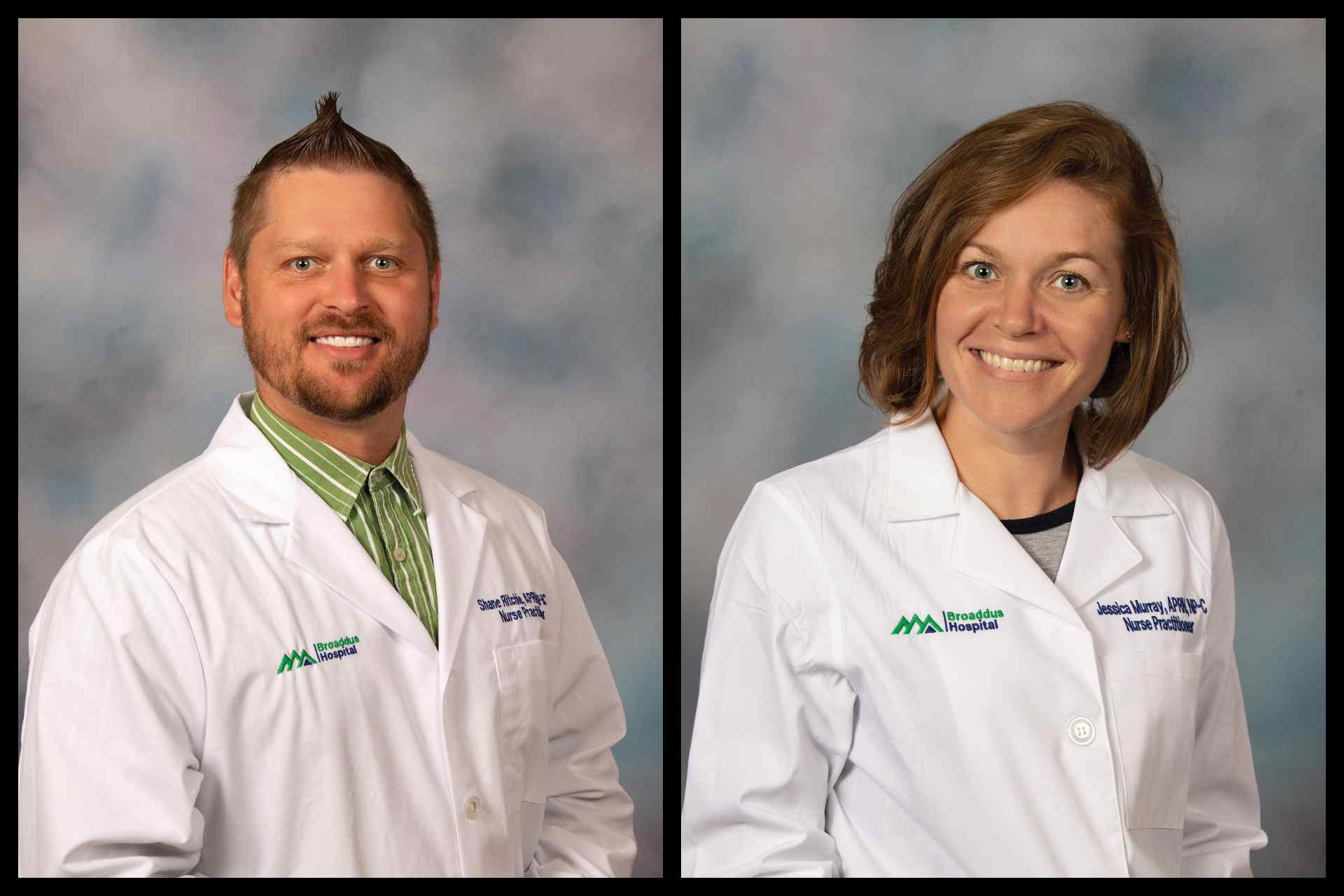 Shane Ritchie, APRN, FNP-BC, and Jessica Murray, APRN, NP-C