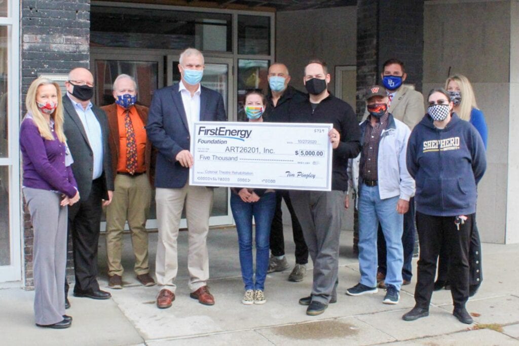 First Energy supports Colonial Theatre renovation project with $5,000 donation
