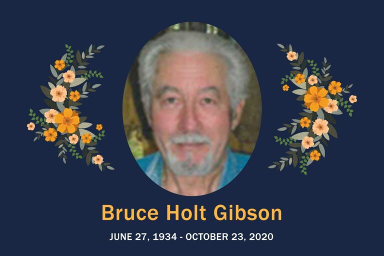 Obituary Bruce Gibson
