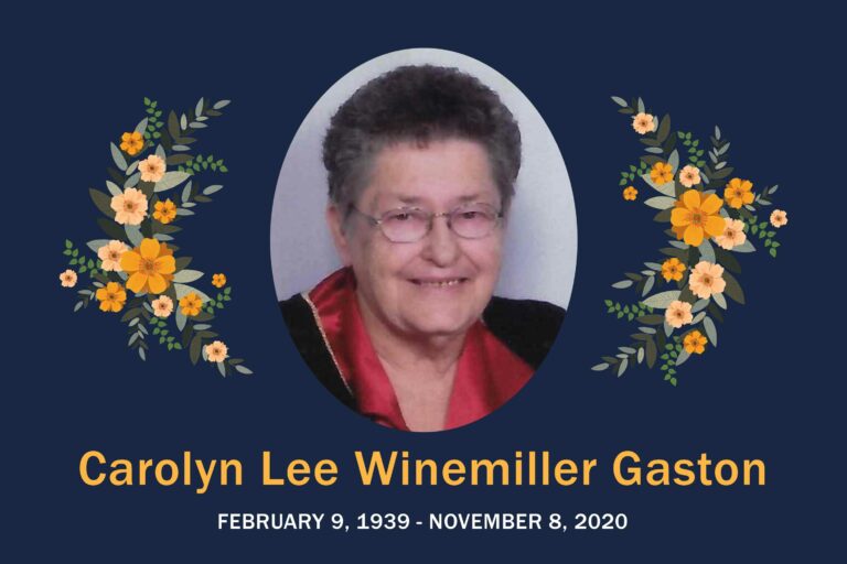 Obituary Carolyn Gaston