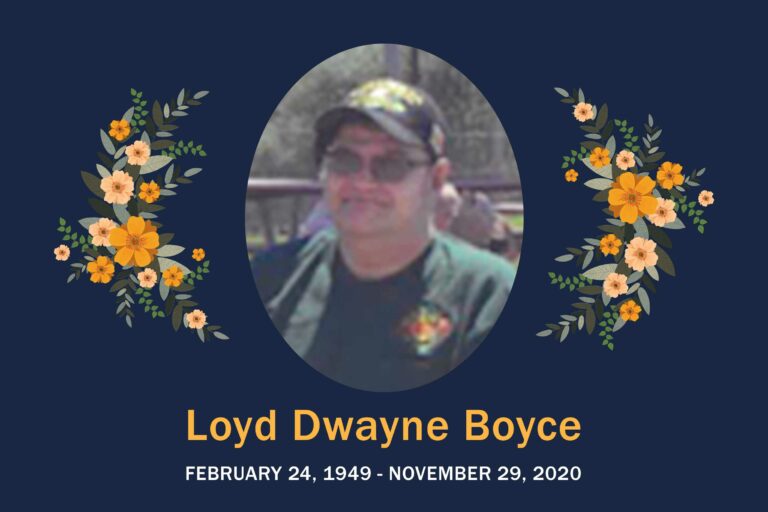 Obituary Loyd Boyce