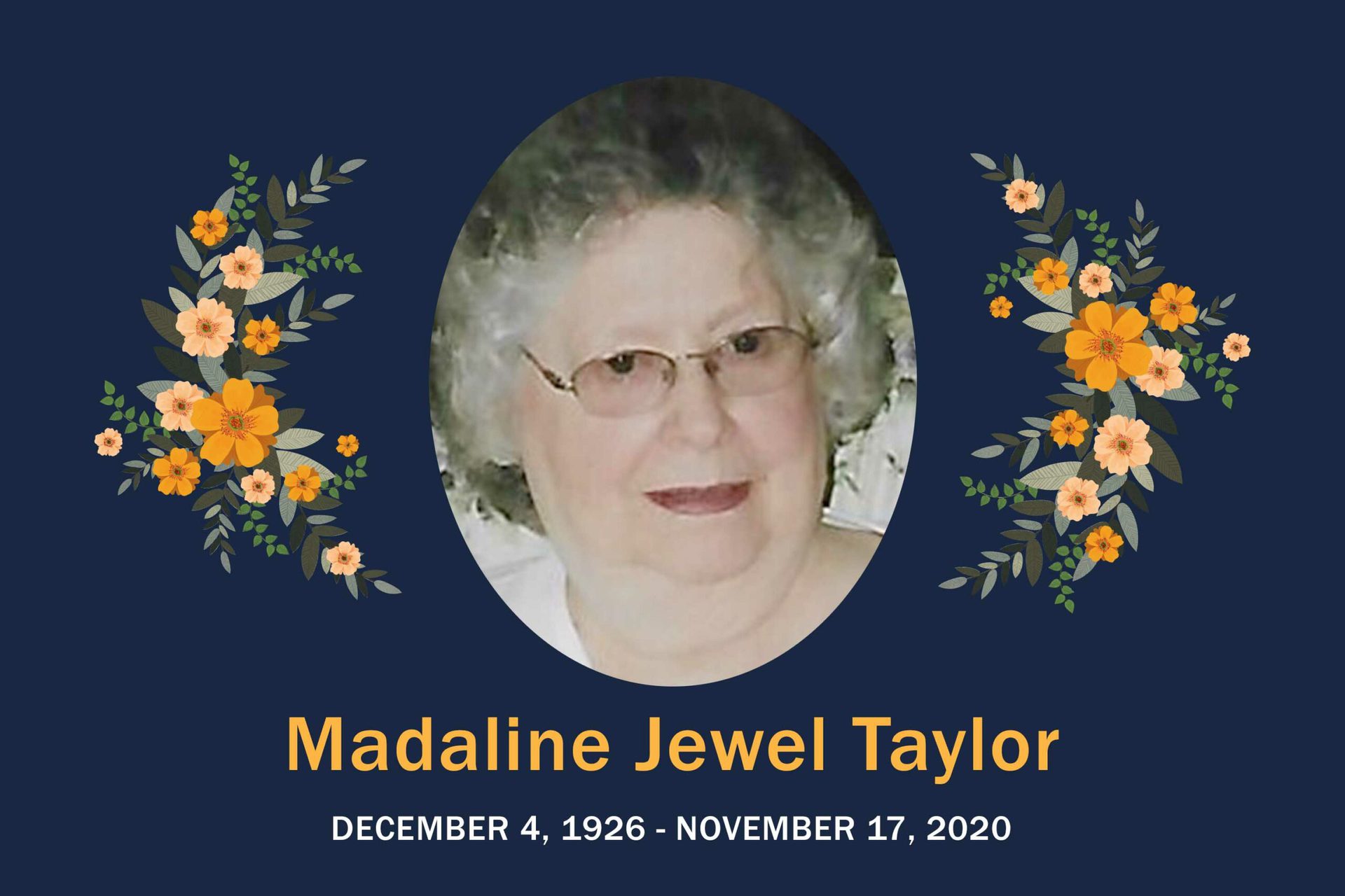 Obituary Madaline Jewel Taylor