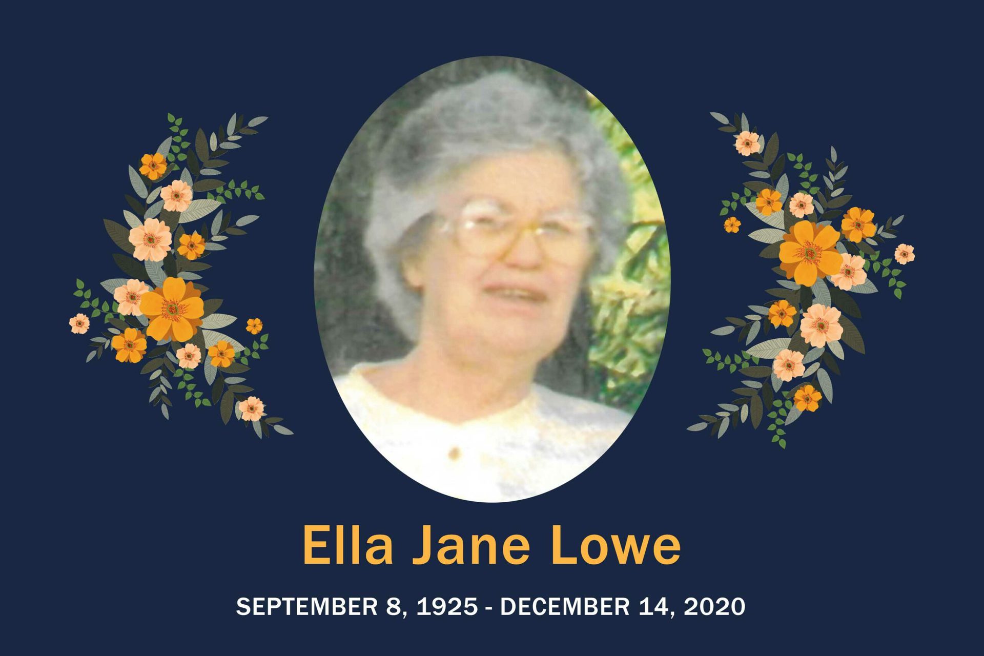 Obituary Ella Lowe