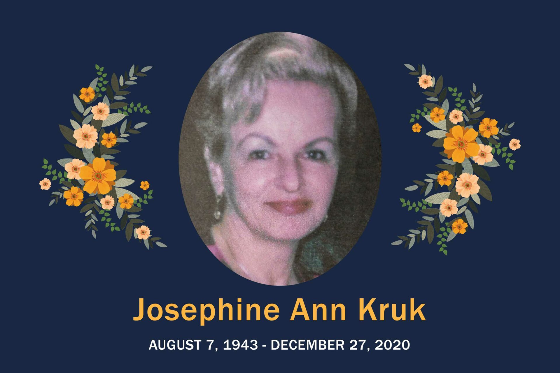 Obituary Josephine Kruk