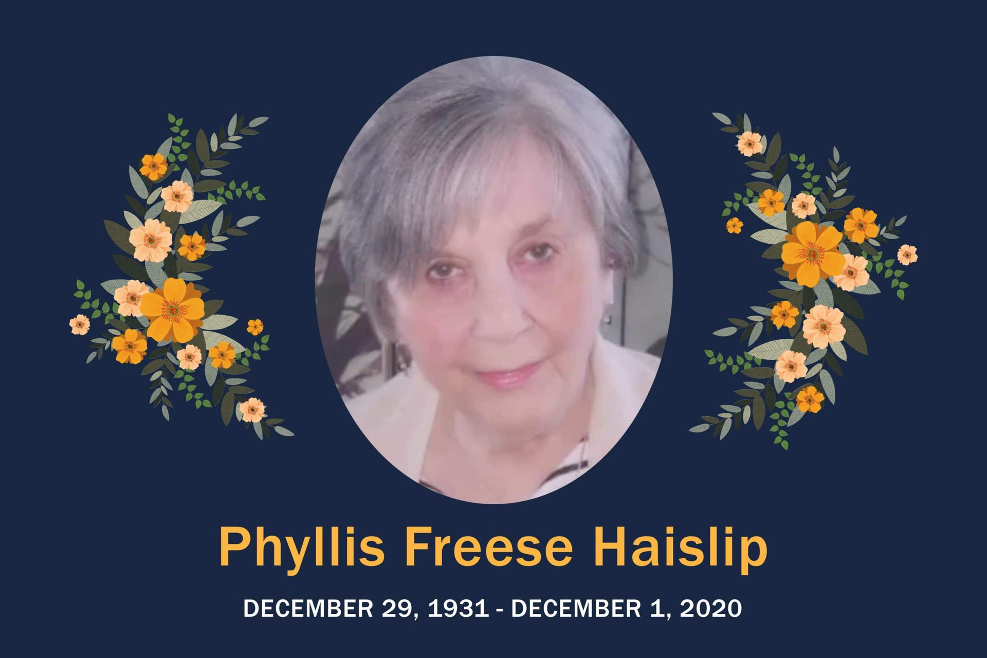 Obituary Phyllis Haislip