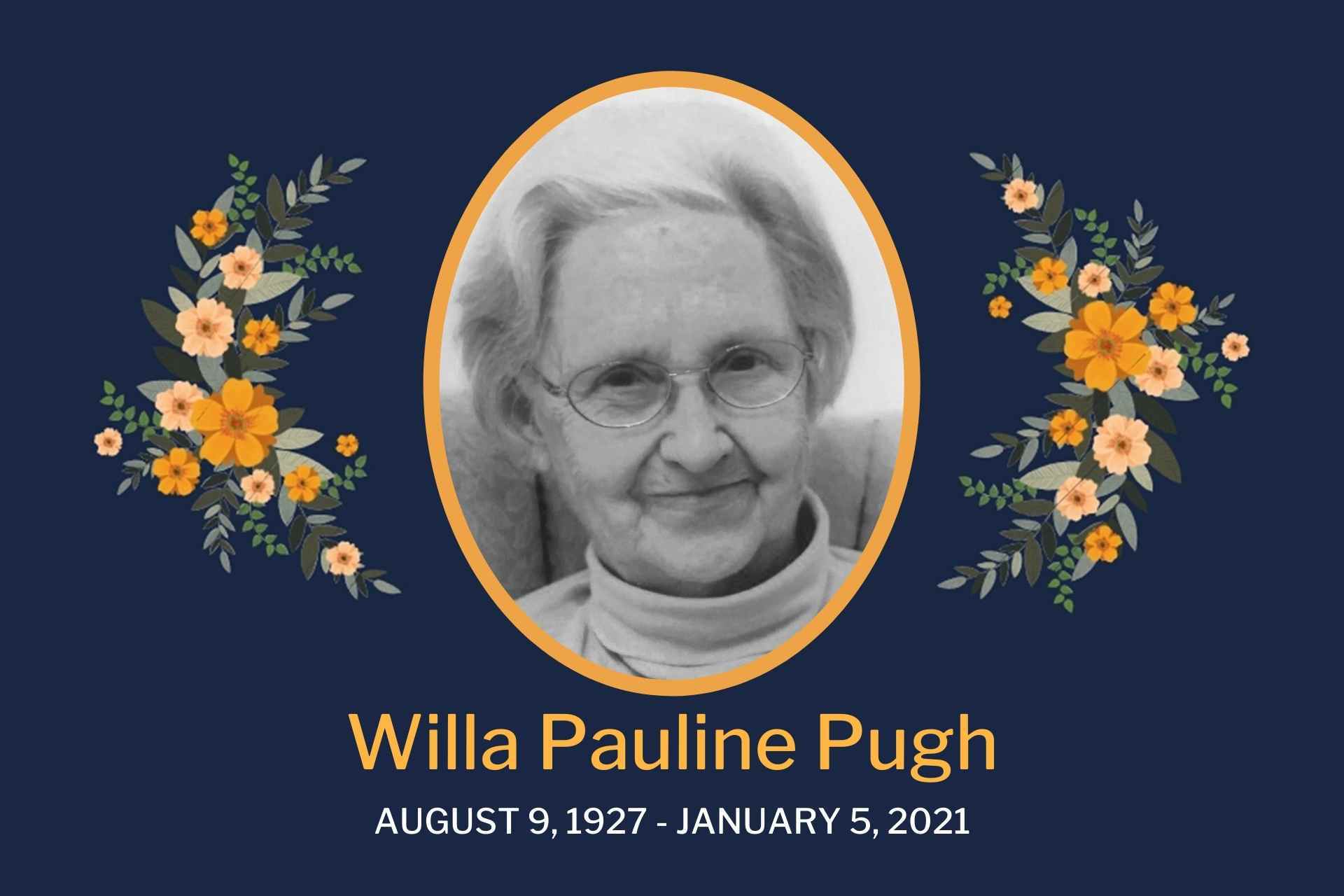 Obituary Willa Pugh