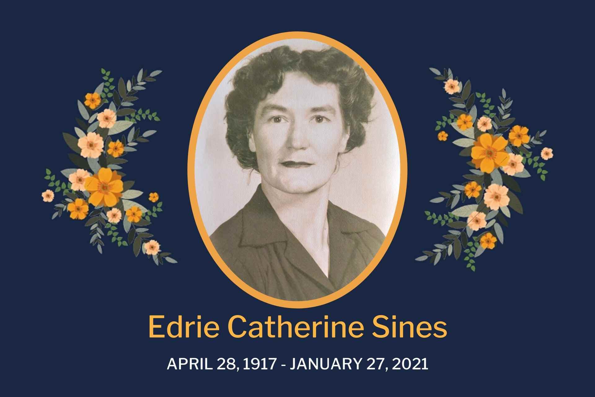 Obituary Edrie Sines