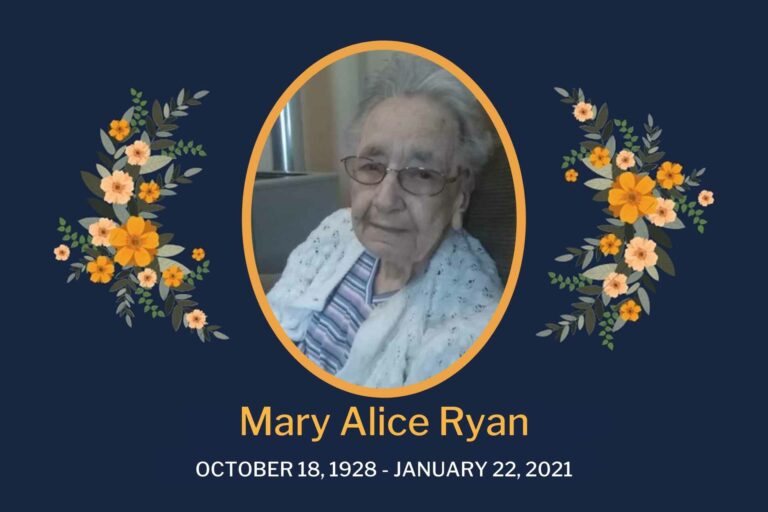 Obituary Mary Ryan