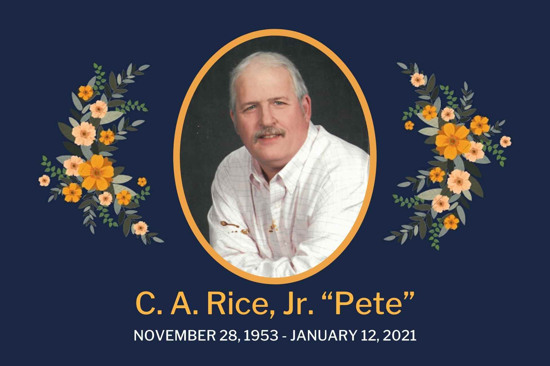 Obituary Pete Rice