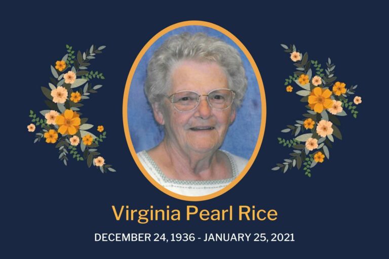Obituary Virginia Rice