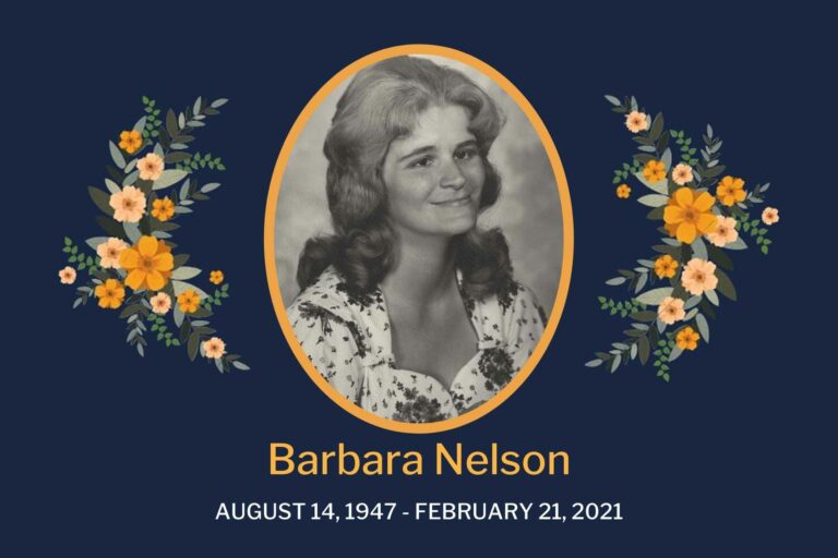 Obituary Barbara Nelson