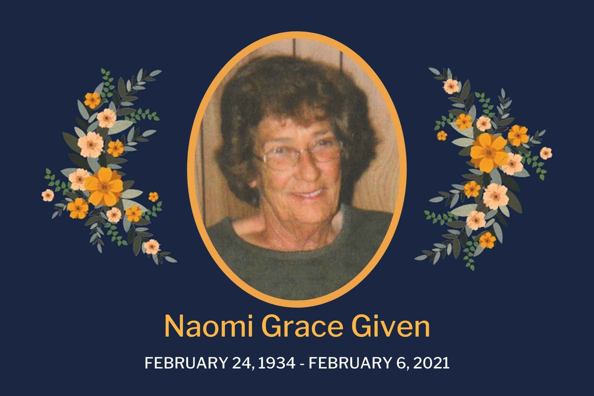 Obituary Naomi Given