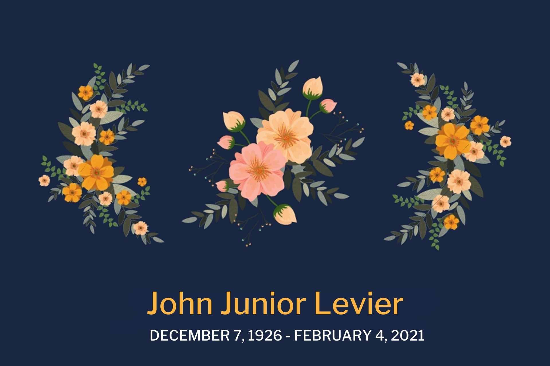 Obituary John Levier