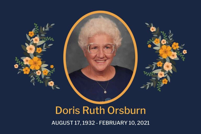 Obituary Doris Orsburn