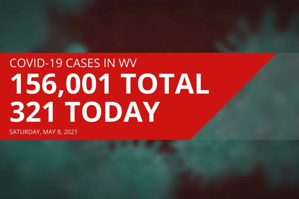 West Virginia reports 321 new COVID-19 cases on Saturday, seven deaths