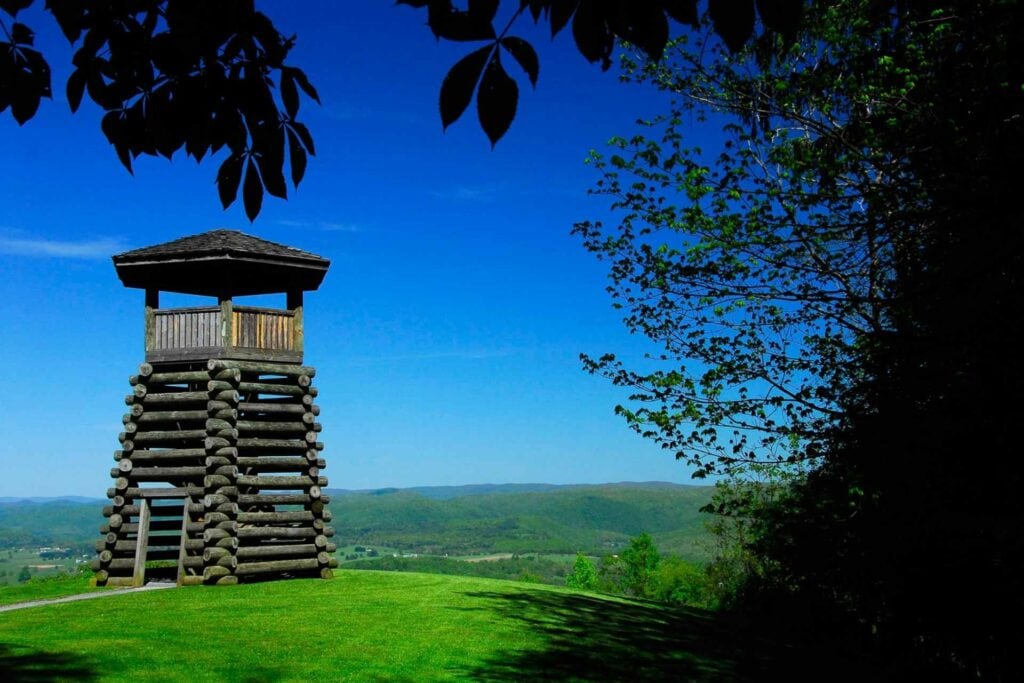 Fire tower on Droop Mountain