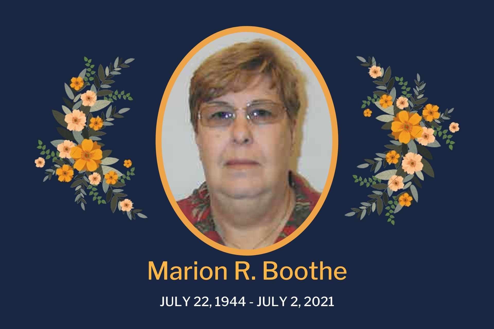 Obituary Marion Boothe