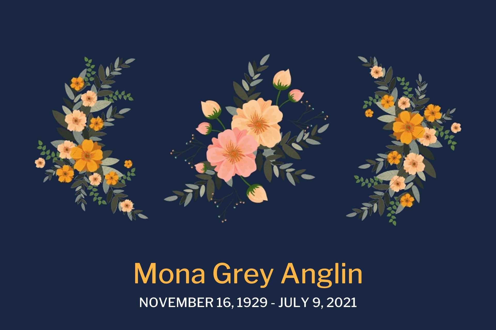 Obituary Mona Anglin