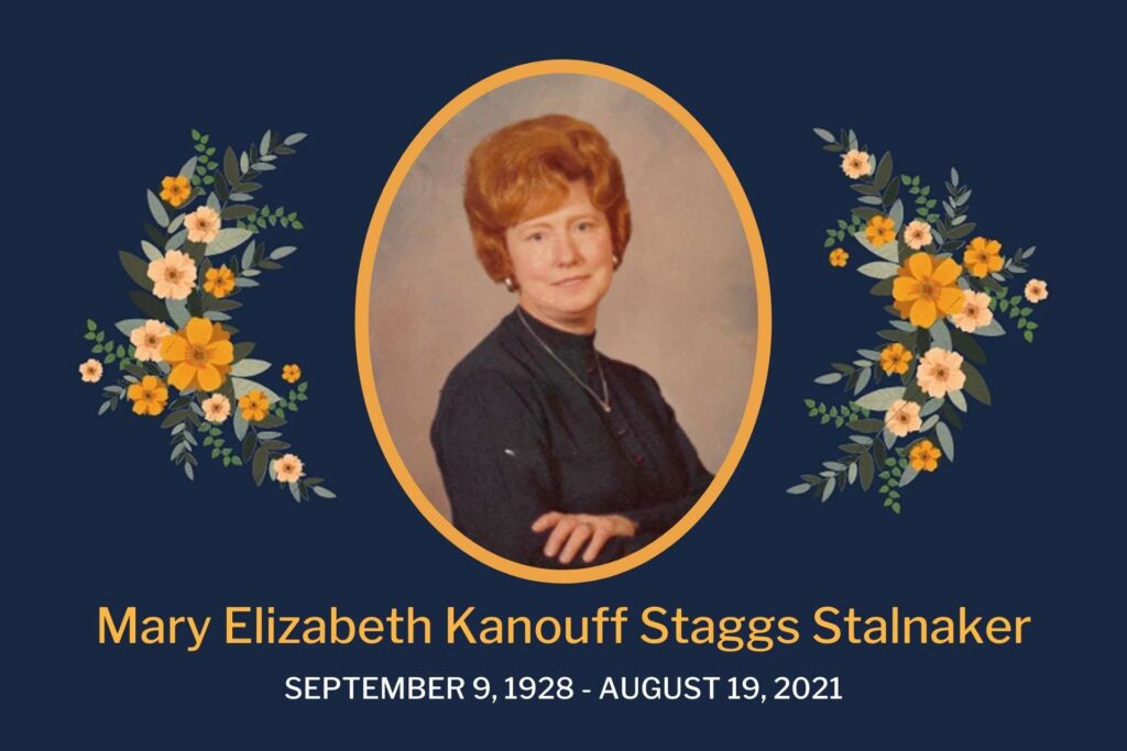 Mary Elizabeth Kanouff Staggs Stalnaker