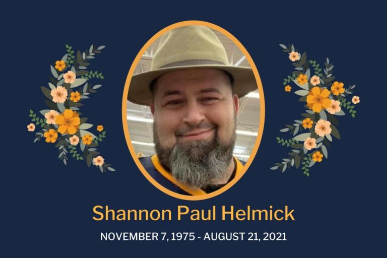 Obituary Shannon Helmick
