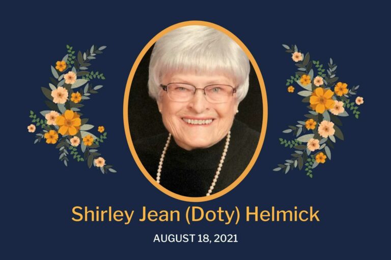 Obituary Shirley Helmick