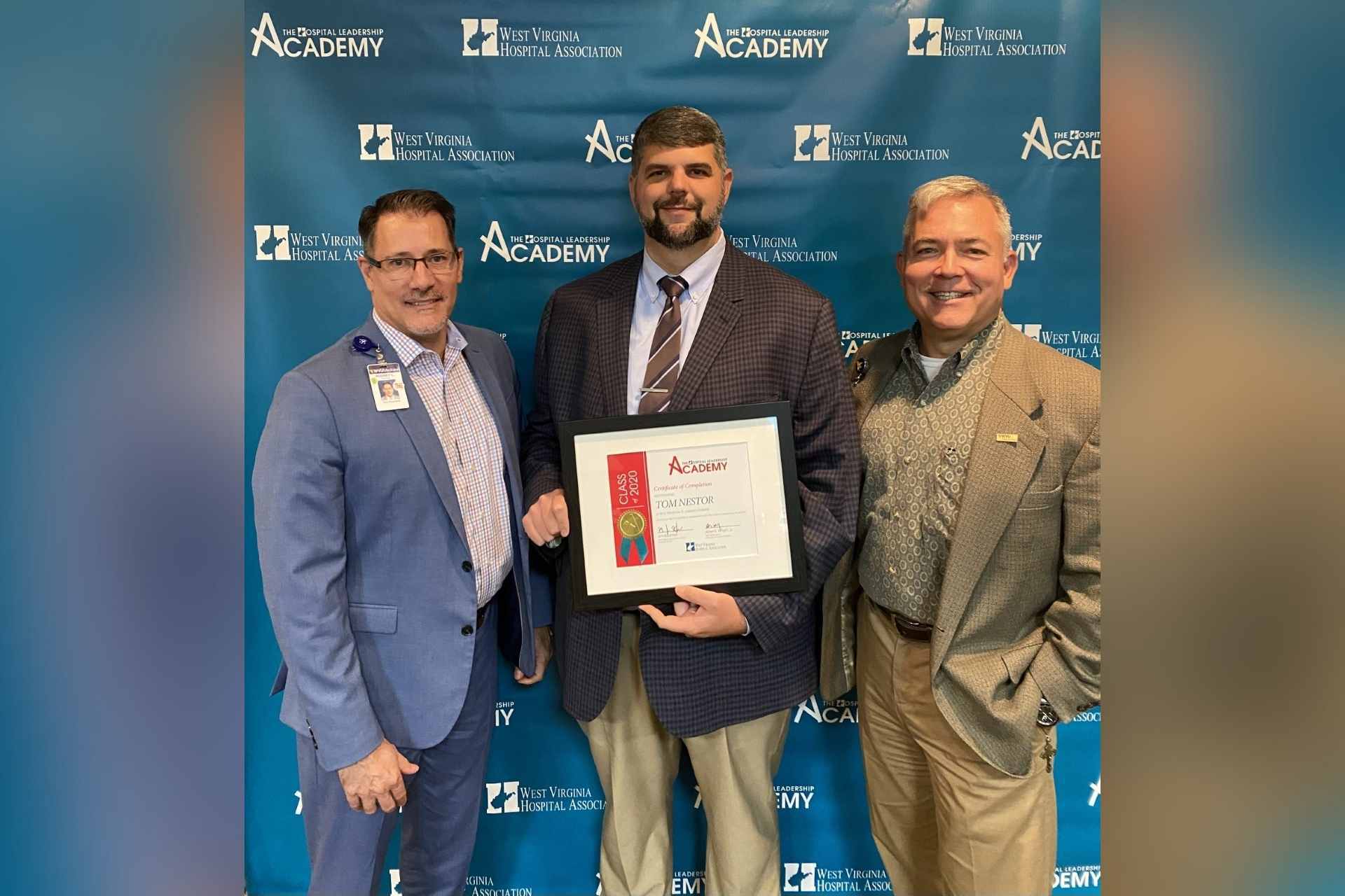 From left to right: Rodney Baker, Vice President of Ancillary Services and Physician Practice Administrator; Tom Nestor, Director of Diagnostic Imaging Service; and Skip Gjolberg, President of St. Joseph’s Hospital.
