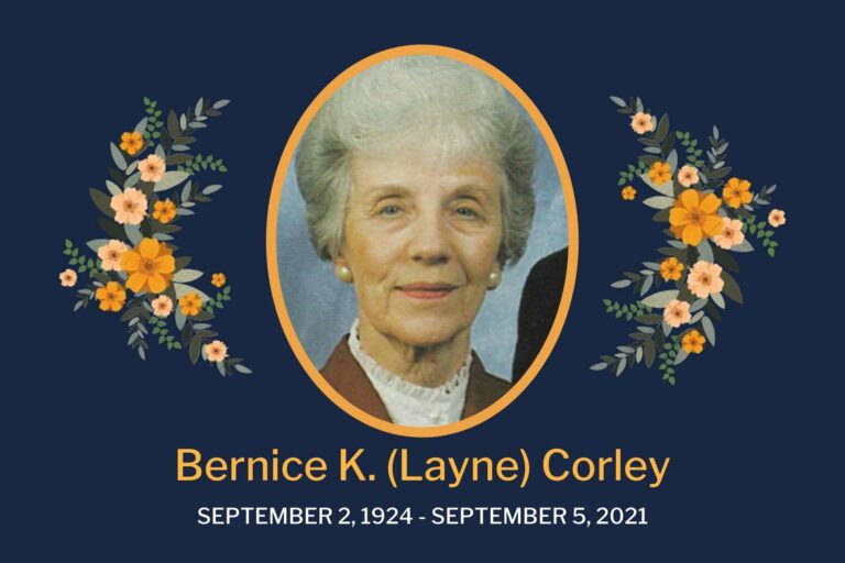 Obituary Bernice Corley