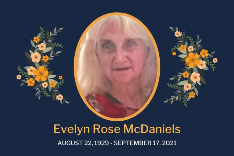 Obituary Evelyn McDaniels