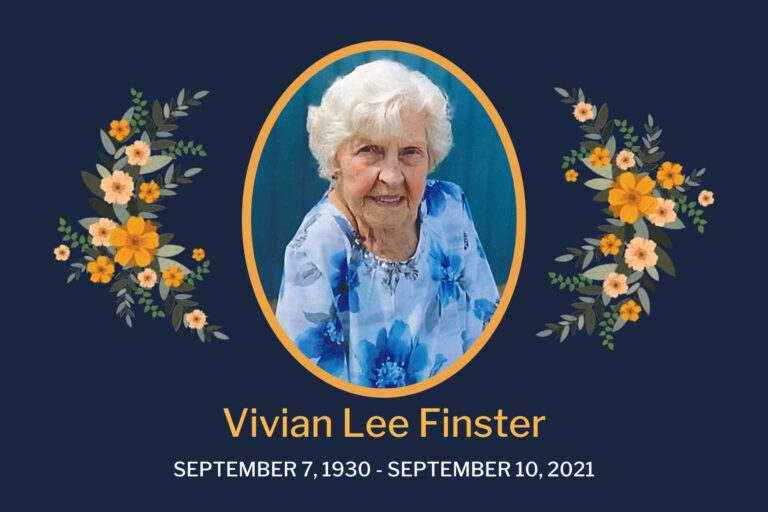 Obituary Vivian Finster