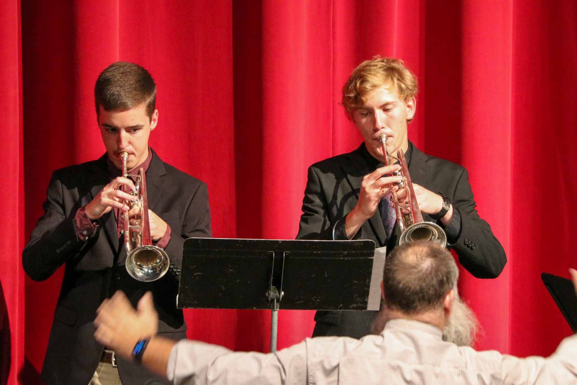 The annual Music Fest concert at Glenville State College is scheduled for Tuesday, October 12. The event features performances by several GSC ensembles, including trumpet ensemble (pictured), marching band, bluegrass band, jazz band, saxophone ensemble, concert choir, and more.